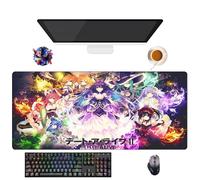 UfgDGS - Alfombrilla de ratón Anime Date a Live Tokisaki Kurumi | Alfombra XXL lavable con bordes reforzados (90 cm x 40 cm x 3 mm) | Superficie duradera y antideslizante (10)