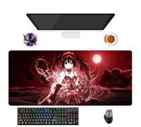 UfgDGS - Alfombrilla de ratón Anime Date a Live Tokisaki Kurumi | Alfombra XXL lavable con bordes reforzados (90 cm x 40 cm x 3 mm) | Superficie duradera y antideslizante (6)
