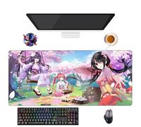 UfgDGS - Alfombrilla de ratón Anime Date a Live Tokisaki Kurumi | Alfombra XXL lavable con bordes reforzados (90 cm x 40 cm x 3 mm) | Superficie duradera y antideslizante (3)