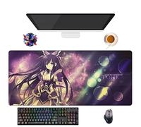 UfgDGS - Alfombrilla de ratón Anime Date a Live Tokisaki Kurumi | Alfombra XXL lavable con bordes reforzados (90 cm x 40 cm x 3 mm) | Superficie duradera y antideslizante (8)