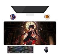 UfgDGS - Alfombrilla de ratón Anime Date a Live Tokisaki Kurumi | Alfombra XXL lavable con bordes reforzados (90 cm x 40 cm x 3 mm) | Superficie duradera y antideslizante (5)