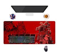 UfgDGS Alfombrilla de ratón Anime GACHIAKUTA | Alfombra XXL lavable con bordes reforzados (90 cm x 40 cm x 3 mm) | Superficie duradera y antideslizante, ideal para oficina, juegos y hogar (8)