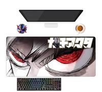 UfgDGS Alfombrilla de ratón Anime GACHIAKUTA | Alfombra XXL lavable con bordes reforzados (90 cm x 40 cm x 3 mm) | Superficie duradera y antideslizante, ideal para oficina, juegos y hogar (7)