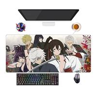 UfgDGS Alfombrilla de ratón Anime Hell's Paradise | Alfombrilla de ratón XXL impermeable (90 cm x 40 cm x 3 mm) | Base antideslizante de goma | Protección de teclado y ratón para PC y portátiles (2)