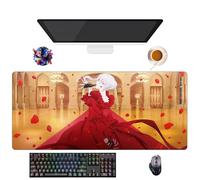 UfgDGS - Alfombrilla de ratón anime May I Ask for One Final Thing | Alfombra XXL lavable con bordes reforzados (90 cm x 40 cm x 3 mm) | Superficie duradera y antideslizante (1)