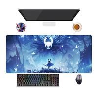 UfgDGS - Alfombrilla de ratón Hollow Game Knight | Alfombra XXL lavable con bordes reforzados (90 cm x 40 cm x 3 mm) | Superficie duradera y antideslizante (12)