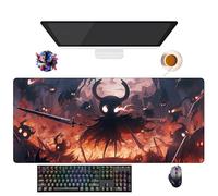 UfgDGS - Alfombrilla de ratón Hollow Game Knight | Alfombra XXL lavable con bordes reforzados (90 cm x 40 cm x 3 mm) | Superficie duradera y antideslizante (1)