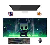 UfgDGS - Alfombrilla de ratón Hollow Game Knight | Alfombra XXL lavable con bordes reforzados (90 cm x 40 cm x 3 mm) | Superficie duradera y antideslizante (18)