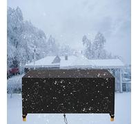 UFGFYTT Funda para muebles de jardín, 125 x 65 x 75 cm, tela Oxford 420D, impermeable, protección contra el frío, fundas rectangulares para patio, para muebles de ratán, juego de mesa para sofá y mesa
