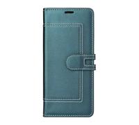 Ufgoszvp Funda de piel para Realme C75 4G, funda para teléfono móvil con tapa tipo cartera de piel sintética con tarjetero, soporte magnético, funda protectora para Realme C75 4G, verde