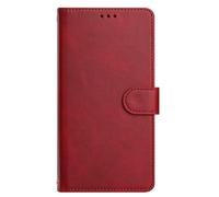 Ufgoszvp Funda para Motorola Moto G35 Funda Premium Piel Resistente a Golpes Wallet Funda de Cuero Funda Magnética Funda Silicona Grip Cover Bumper TPU Case para Teléfono Móvil Motorola Moto G35 Rojo