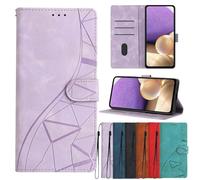 Ufgoszvp Funda para Oneplus Nord CE3 Lite 5G, a prueba de golpes, cierre magnético, función atril, funda para Oneplus Nord CE3 Lite 5G con tarjetero, color morado
