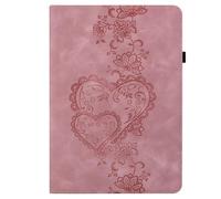 Ufgoszvp Funda para tablet Samsung Galaxy Tab A9 Plus+ 11 pulgadas 2023 funda funda de piel sintética flores amor funda protectora flip cover funda plegable funda soporte tarjetas cierre magnético