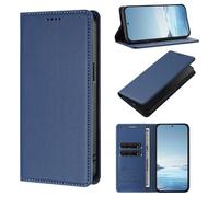 Ufgoszvp Funda tipo cartera para Coolpad X100, a prueba de golpes, de piel sintética, con ranuras para tarjetas, soporte interior magnético, funda tipo libro para Coolpad X100, color azul oscuro