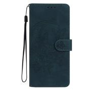 Ufgoszvp Funda tipo cartera para Oneplus Nord CE4 Lite 5G con tarjetero, a prueba de golpes, piel sintética, con función atril y mariposa en relieve, funda protectora para Oneplus Nord CE4 Lite 5G