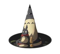 UFhgjjb 2 sombreros de bruja de Halloween - Dabai Family Full Print Witches Decor Party Costume, Cosplay Role Play Festival Carnival Hat
