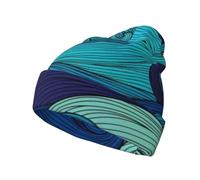 UFhgjjb Orca Killer Whale Print - Gorro de punto suave y cálido para clima frío, diseño unisex para exteriores y uso doméstico, Patrón de rayas oceánicas, Talla única