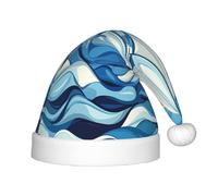 UFhgjjb Sombrero de Navidad con estampado de barco de vela en el mar para niños, gorro de vacaciones para Navidad, Año Nuevo, recuerdos de fiesta, gorra cálida unisex