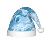 UFhgjjb Sombrero de Navidad con estampado de montañas nevadas para niños, gorro de vacaciones para Navidad, Año Nuevo, recuerdos de fiesta, gorra cálida unisex