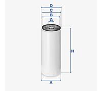 UFI Filters, Filtro de Aceite 23.465.00, Filtro de Aceite de Recambio, Apto para Coches, Apto para Modelos de Audi, Skoda y Volkswagen