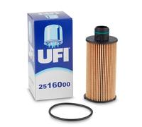 UFI Filters, Filtro de Aceite 25.160.00, Filtro de Aceite para Recambio, Apto para Coches, Apto para Modelos Alfa Romeo Giulia y Stelvio