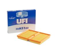 UFI Filters, Filtro de Aire 30.A51.00, Filtro de Aire de Recambio, Apto para Coches, Apto para Modelos de Audi, Seat, Skoda y Volkswagen