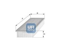 UFI Filters Filtro de aire (de coche) para FIAT: Fiorino, Duna, Regata, Ritmo, ELBA, Uno (Ref: 30.889.00)