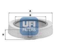 UFI Filters, Filtro de Aire 30.917.01, Filtro de Aire de Recambio, Apto para Coches, Apto para Modelos de Asquith Motor Carriage y Ford