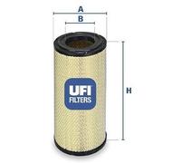 UFI Filters Filtro de aire (de coche) para IVECO: Daily, Massif (Ref: 27.356.00)