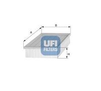 UFI Filters Filtro de aire (de coche) para OPEL: Corsa (Ref: 30.A58.00)