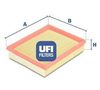 UFI Filters Filtro de aire (de coche) para PEUGEOT: 206 & CITROËN: Xsara, Xsara Picasso (Ref: 30.117.00)