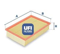 UFI Filters Filtro de aire (de coche) para SEAT: Cordoba, Ibiza, Toledo & SKODA: Felicia & VOLKSWAGEN: Caddy (Ref: 30.994.00)