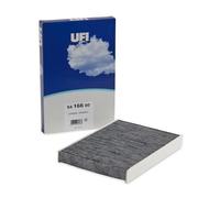 UFI Filters, Filtro de Combustible de Carbón Activo 54.166.00, Filtro de Combustible de Recambio, Apto para Coches, Apto para Modelos de Citroen y Peugeot