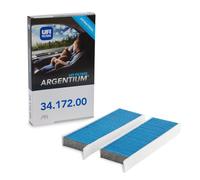 UFI Filters, Filtro de Habitáculo ARGENTIUM 34.172.00, Filtro de Habitáculo de Recambio, Apto para Coche, Apto para Modelos Citroen, DS Automobiles, Opel, Peugeot, Toyota y Vauxhall