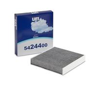 UFI Filters, Filtro de Habitáculo Carbón Activo 54.244.00, Filtro de Habitáculo de Recambio, Apto para Coches, Apto para Modelos de Dacia y Renault