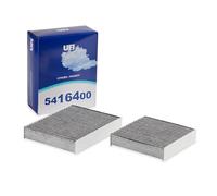 UFI Filters, Filtro de Habitáculo de Carbón Activo 54.164.00 | de Recambio, Apto para Coches, Apto para Modelos Citroen, DS Automobiles y Peugeot