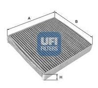 UFI Filters, Filtro de Habitáculo de Carbón Activo 54.197.00, Filtro de Habitáculo de Repuesto, Apto para Coches, Apto para Modelos de Opel y Vauxhall