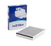 UFI Filters, Filtro de Habitáculo de Carbón Activo 54.218.00, Filtro de Habitáculo de Recambio, Apto para Coches, Apto para varios modelos Ford C-Max, Focus, Kuga, Tourneo, Transit y Volvo V40