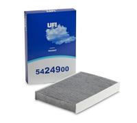 UFI Filters, Filtro de Habitáculo de Carbón Activo 54.249.00, Filtro de Habitáculo de recambio, Adecuado para Coches, Apto para Modelos de Peugeot 508