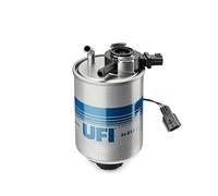 UFI Filters, Filtro Gasoil 24.018.01, Filtro de Combustible Diésel de Recambio, Apto para Coches, Apto para Modelos Nissan
