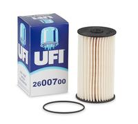 UFI Filters, Filtro Gasoil 26.007.00, Filtro de Combustible Diésel de Recambio, Apto para Coches, Apto para Modelos como Audi, Hako, Seat, Skoda y Volkswagen