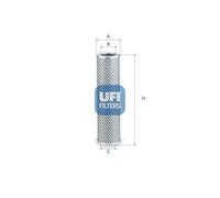 UFI Filters Filtro hidráulico, dirección (Ref: 25.677.00)