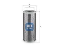 UFI Filters Filtro, sistema hidráulico operador (Ref: 22.054.00)