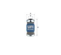 UFI Filters Filtro, sistema hidráulico operador (Ref: 77.028.00)