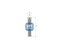 UFI Filters Filtro, sistema hidráulico operador (Ref: 83.044.00)