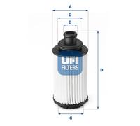 UFI Filtro De Aceite 25.118.00 Compatible Para Opel Insignia B Caravan 2.0 CDTi