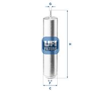 UFI Filtro de Combustible Apto para BMW 2 Active Tourer Mini