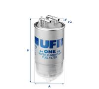 UFI Filtro de Combustible Apto para Opel Corsa D Bomba De