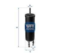 UFI Filtro de Combustible para BMW 1er Mini Alpina B6 Coupé Rolls-Royce Wraith