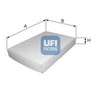 UFI Filtro Habitáculo Partícula para Citroën Jumpy Peugeot Experto Tipi